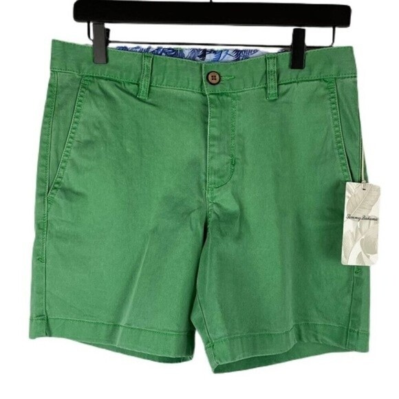 Tommy Bahama Mens Bermuda Rio Shorts Size 29 Green